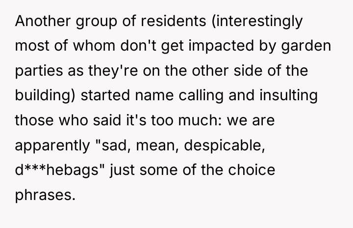 Another group of residents (interestingly most of whom don't get...
