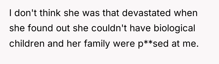 I don't think she was that devastated when she found...
