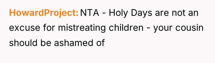 HowardProject NTA - Holy Days are not an excuse for...