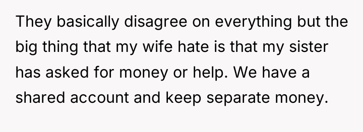 They basically disagree on everything but the big thing that...