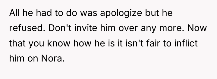 All he had to do was apologize but he refused....