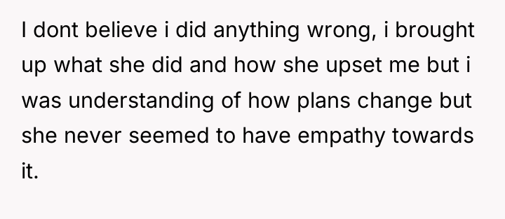 I dont believe i did anything wrong, i brought up...