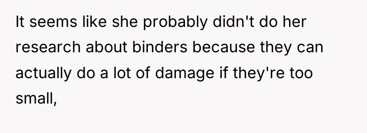 It seems like she probably didn't do her research about...