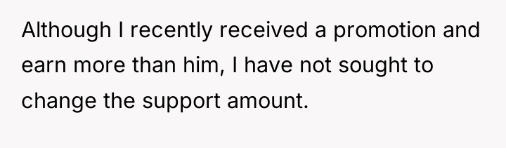 Although I recently received a promotion and earn more than...