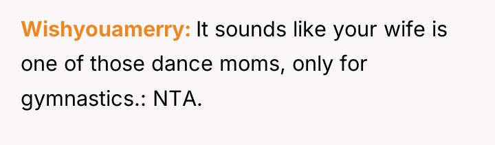 Wishyouamerry It sounds like your wife is one of those...
