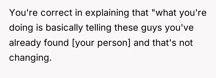 You're correct in explaining that "what you're doing is basically...