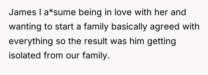 James I a*sume being in love with her and wanting...