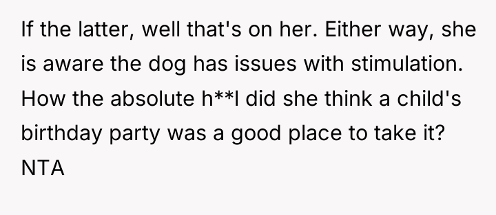If the latter, well that's on her. Either way, she...