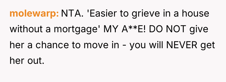 molewarp NTA. 'Easier to grieve in a house without a...