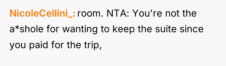 NicoleCellini_ room. NTA: You're not the a*shole for wanting to...