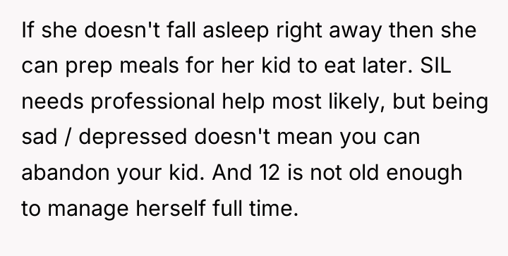 If she doesn't fall asleep right away then she can...