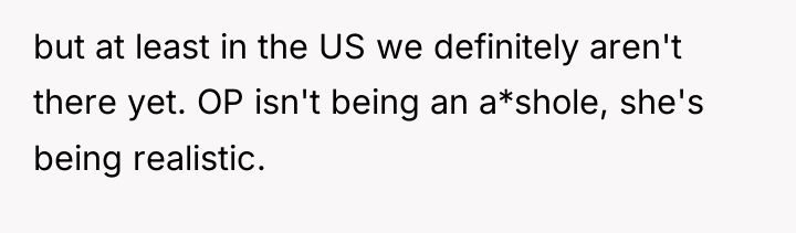 but at least in the US we definitely aren't there...