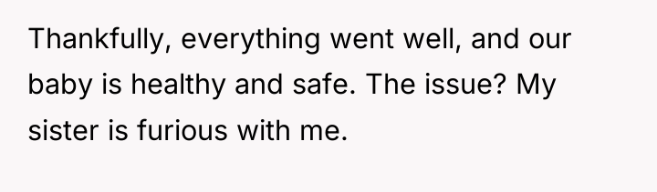 Thankfully, everything went well, and our baby is healthy and...