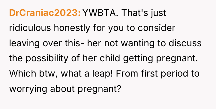 DrCraniac2023 YWBTA. That's just ridiculous honestly for you to consider...