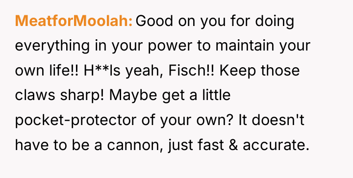 MeatforMoolah Good on you for doing everything in your power...