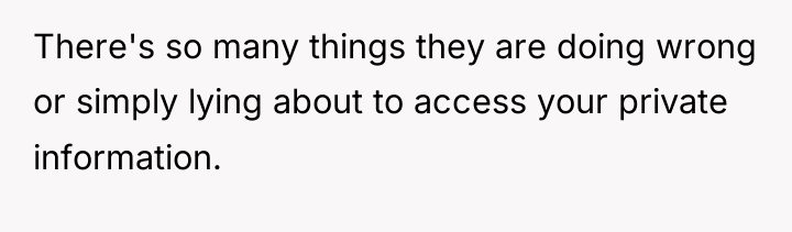 There's so many things they are doing wrong or simply...
