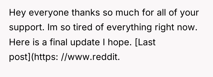 Hey everyone thanks so much for all of your support....