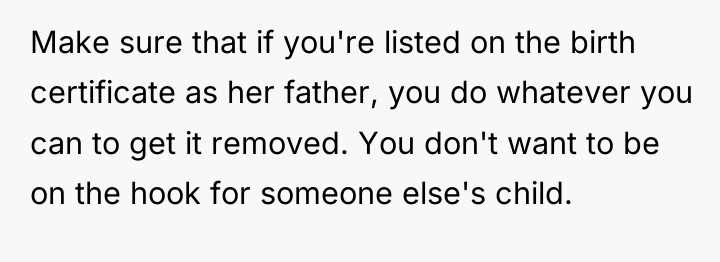 Make sure that if you're listed on the birth certificate...