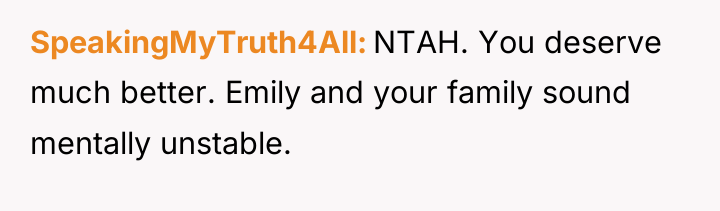 SpeakingMyTruth4All NTAH. You deserve much better. Emily and your family...