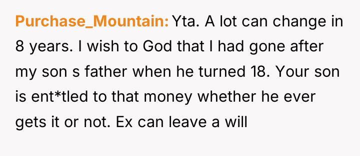 Purchase_Mountain Yta. A lot can change in 8 years. I...