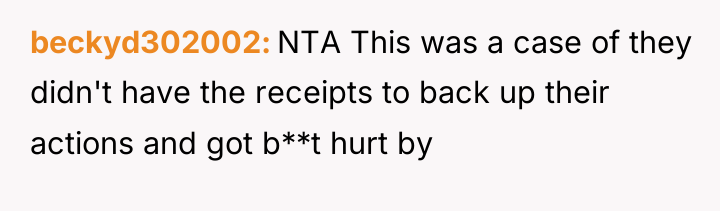 beckyd302002 NTA This was a case of they didn't have...