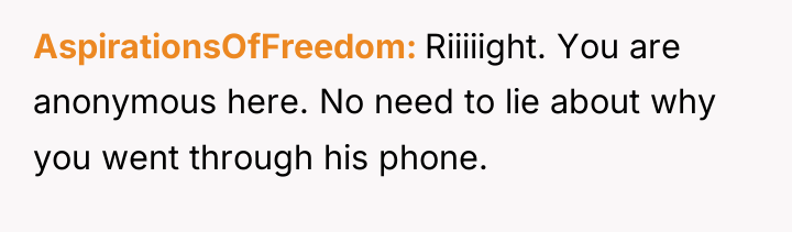 AspirationsOfFreedom Riiiiight. You are anonymous here. No need to lie...