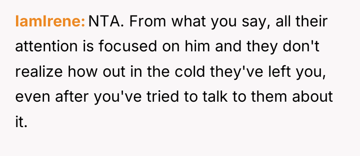 IamIrene NTA. From what you say, all their attention is...