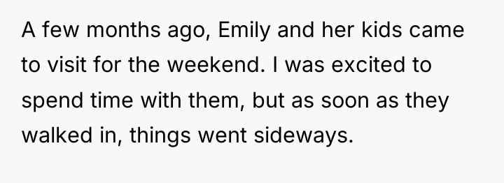 A few months ago, Emily and her kids came to...