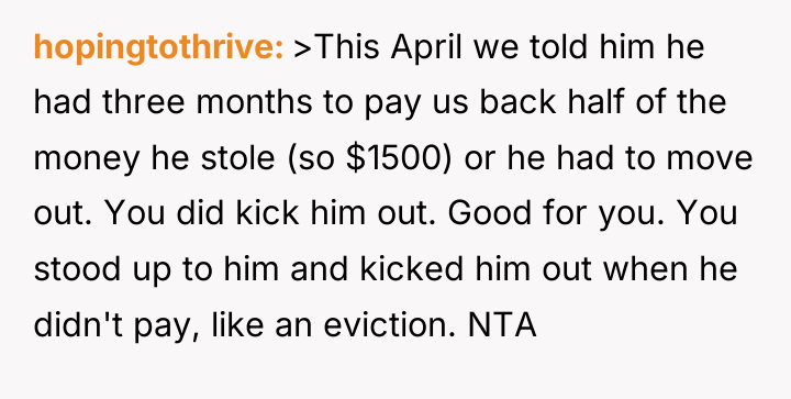 hopingtothrive >This April we told him he had three months...