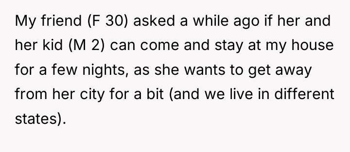 My friend (F 30) asked a while ago if her...