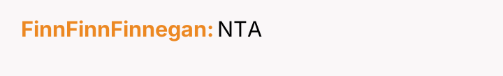 FinnFinnFinnegan NTA