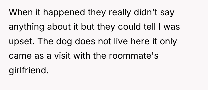 When it happened they really didn't say anything about it...