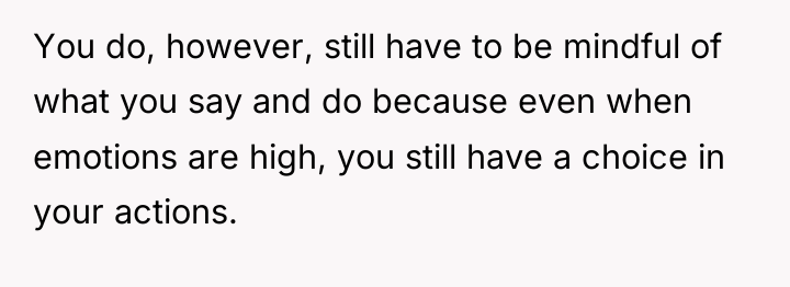 You do, however, still have to be mindful of what...