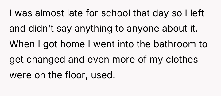 I was almost late for school that day so I...