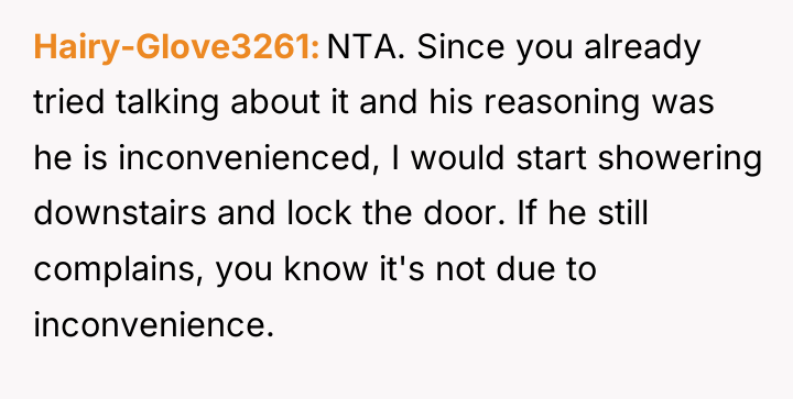Hairy-Glove3261 NTA. Since you already tried talking about it and...