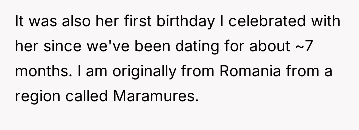 It was also her first birthday I celebrated with her...