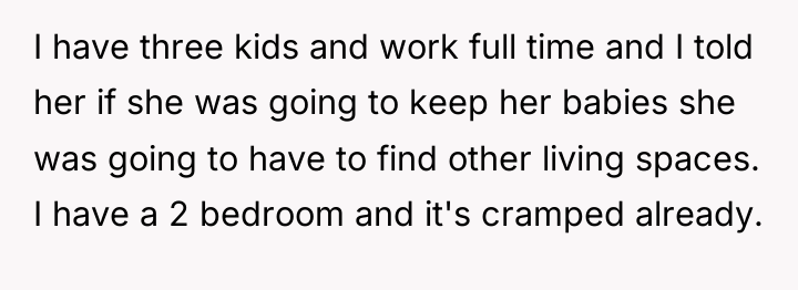 I have three kids and work full time and I...