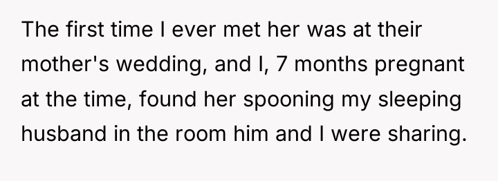 The first time I ever met her was at their...