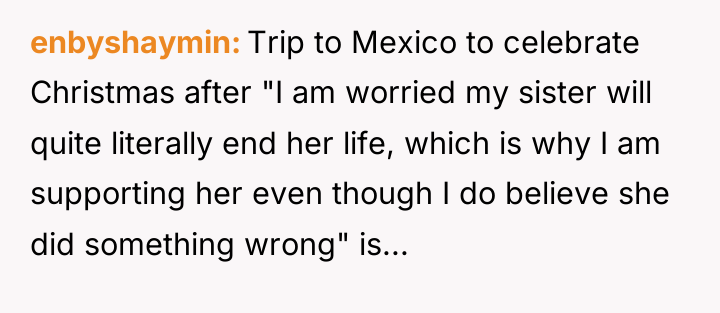 enbyshaymin Trip to Mexico to celebrate Christmas after "I am...