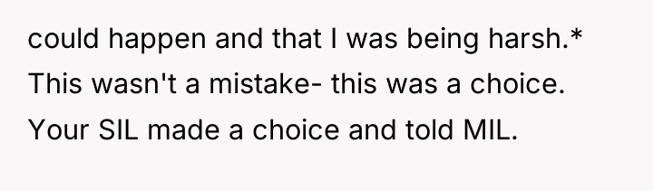 could happen and that I was being harsh.* This wasn't...