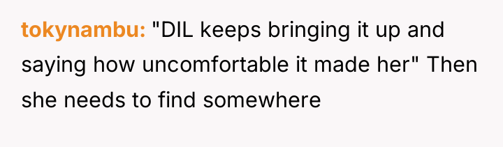 tokynambu "DIL keeps bringing it up and saying how uncomfortable...
