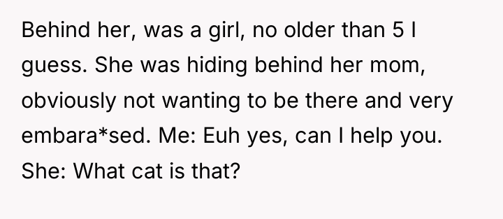 Behind her, was a girl, no older than 5 I...