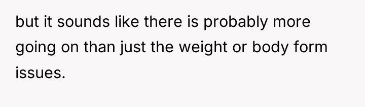 but it sounds like there is probably more going on...