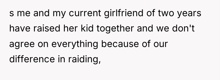 s me and my current girlfriend of two years have...