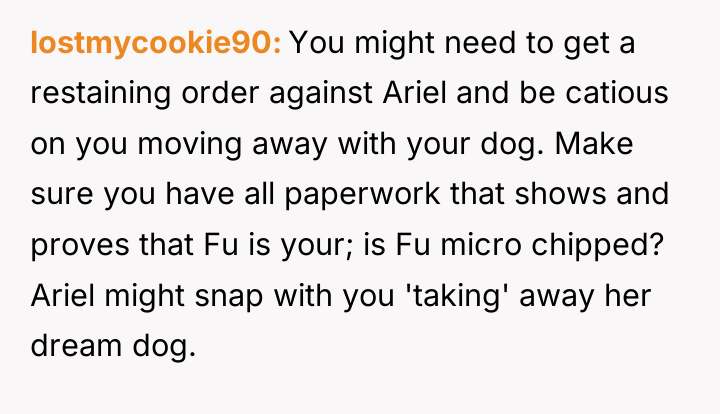 lostmycookie90 You might need to get a restaining order against...