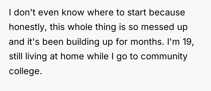 I don't even know where to start because honestly, this...