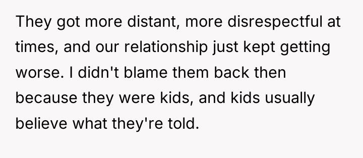 They got more distant, more disrespectful at times, and our...