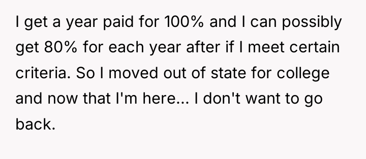 I get a year paid for 100% and I can...