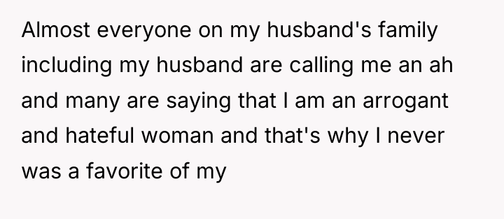 Almost everyone on my husband's family including my husband are...
