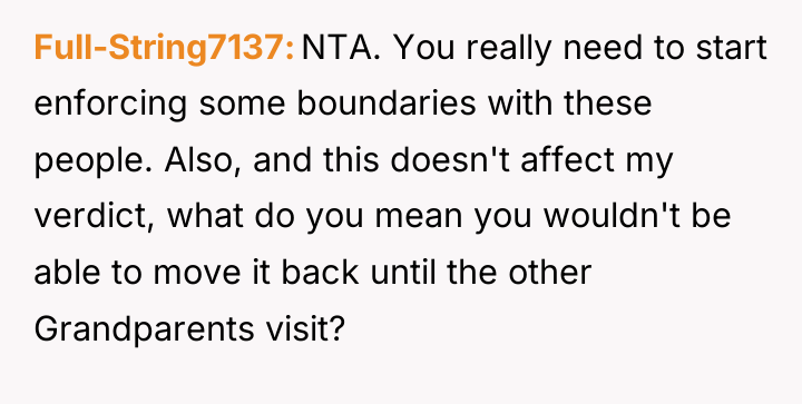Full-String7137 NTA. You really need to start enforcing some boundaries...